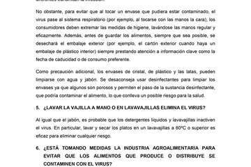 documento elaborado por la Agencia Española de Seguridad Alimentaria y Nutrición (Foto TA)